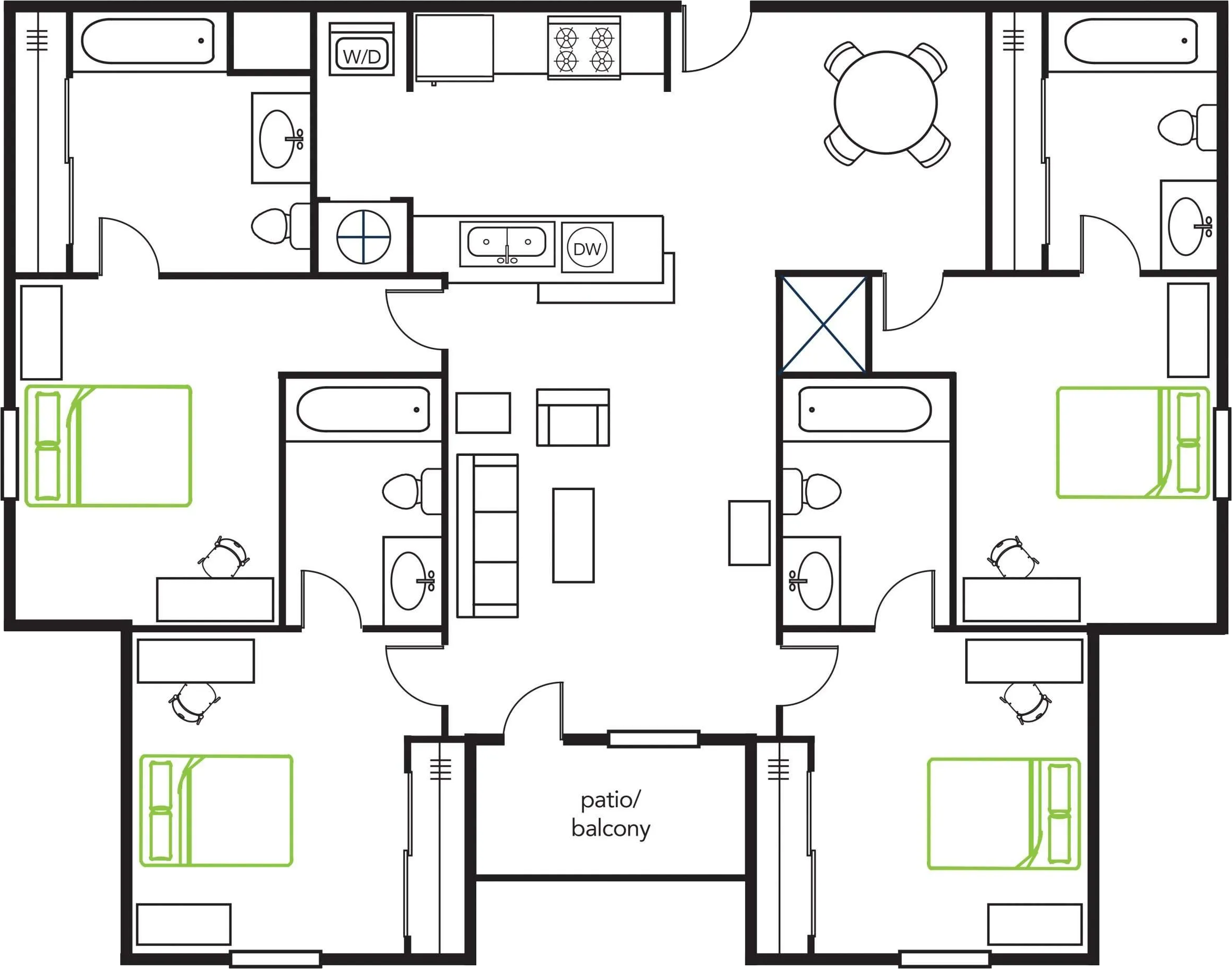 4 BEDROOM, 4 BATH